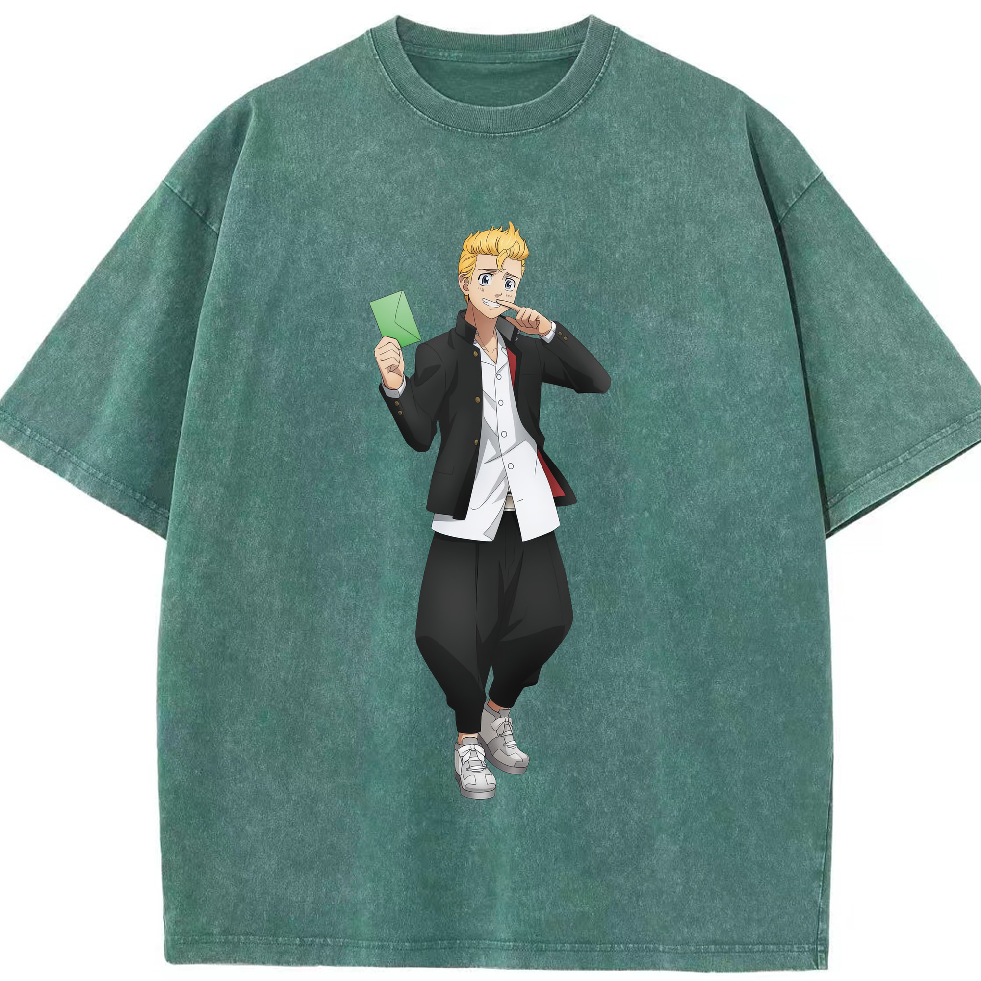 （画像用） 東京リベンジャーズ Tokyo Revengers 綿100% ヴィンテージ風 半袖Tシャツ（フロントプリント）